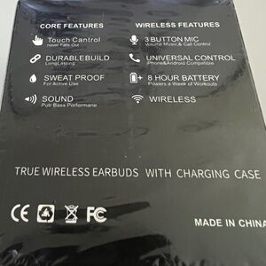 New IIKFEML true wireless headset 633 - Black